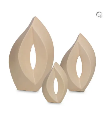 Grote Keramische Urn 'Venezia' Matbeige