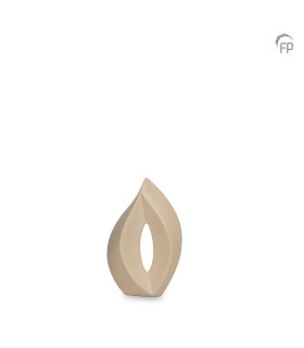 Kleine Keramische Urn 'Venezia' Matbeige