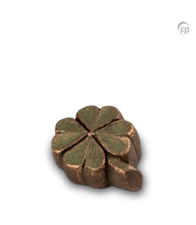 Keramisch Troost Urntje Geert Kunen Klavertje Vier