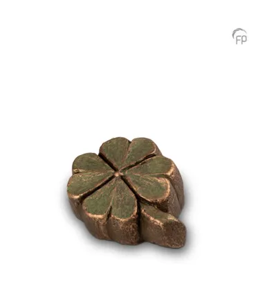 Keramisch Troost Urntje Geert Kunen Klavertje Vier