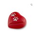 Metalen Mini Dieren Hart Urn Pootjes Rood