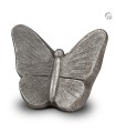 Grote Keramische Kunst Urn Mariposa Zilverkleur