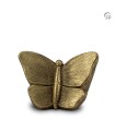 Kleine Keramische Kunst Urn Mariposa Goudkleur