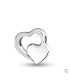 Zilveren Ashanger Dubbel Hart