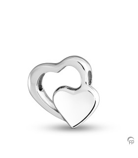 Zilveren Ashanger Dubbel Hart