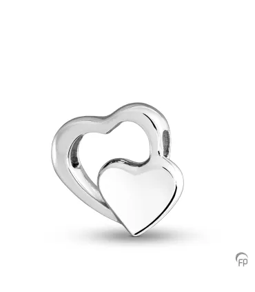 Zilveren Ashanger Dubbel Hart