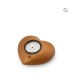 Houten hart met Kaarshouder