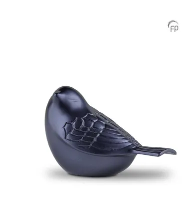 Metalen Mini Urn Songbird Saffierblauw