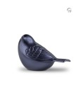 Metalen Mini Urn Songbird Saffierblauw