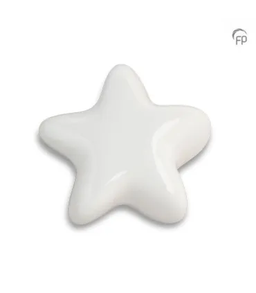 Keramische Keepsake Ster Urn Asteri Wit