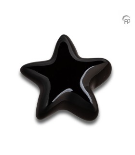 Keramische Keepsake Ster Urn Asteri Zwart