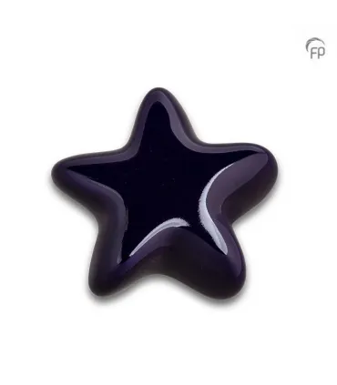 Keramische Keepsake Ster Urn Asteri Donkerblauw