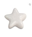 Keramische Keepsake Ster Urn Asteri Wit Patroon