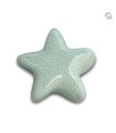 Keramische Keepsake Ster Urn Asteri Turquoise Patroon