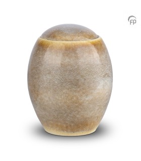 Grote Keramische Crafts Urn Zandwit Beige