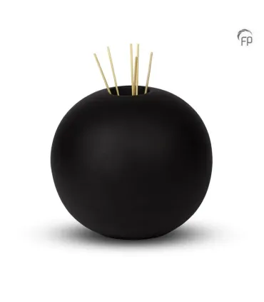 Grote Keramische Urn Essence of Life Zwart