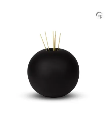 Middelgrote Keramische Urn Essence of Life Zwart