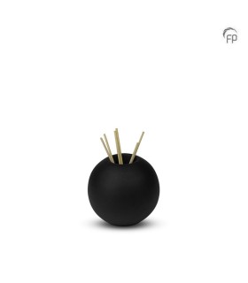 Keramische Keepsake Urn Essence of Life Zwart
