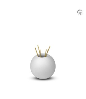 Keramische Keepsake Urn Essence of Life Wit