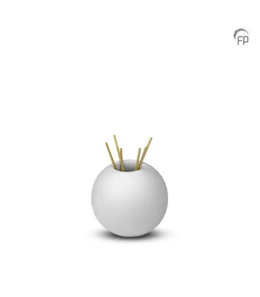 Keramische Keepsake Urn Essence of Life Wit