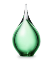 Glazen Memorie Urn Druppel Small Groen