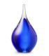 Glazen Memorie Urn Druppel Small Donkerblauw
