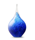 Glazen Memorie Urn Druppel Small Blauw Opaque