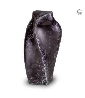 Grote Keramische Kunst Urn Heart to Heart Zwart