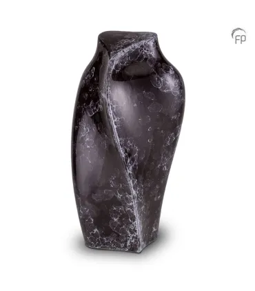 Grote Keramische Kunst Urn Heart to Heart Zwart