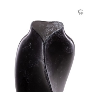 Grote Keramische Kunst Urn Heart to Heart Zwart