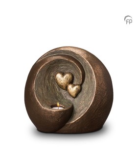 Keramische Geert Kunen Duo Urn Waxine Eeuwige verbintenis