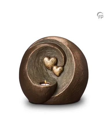 Keramische Geert Kunen Duo Urn Waxine Eeuwige verbintenis